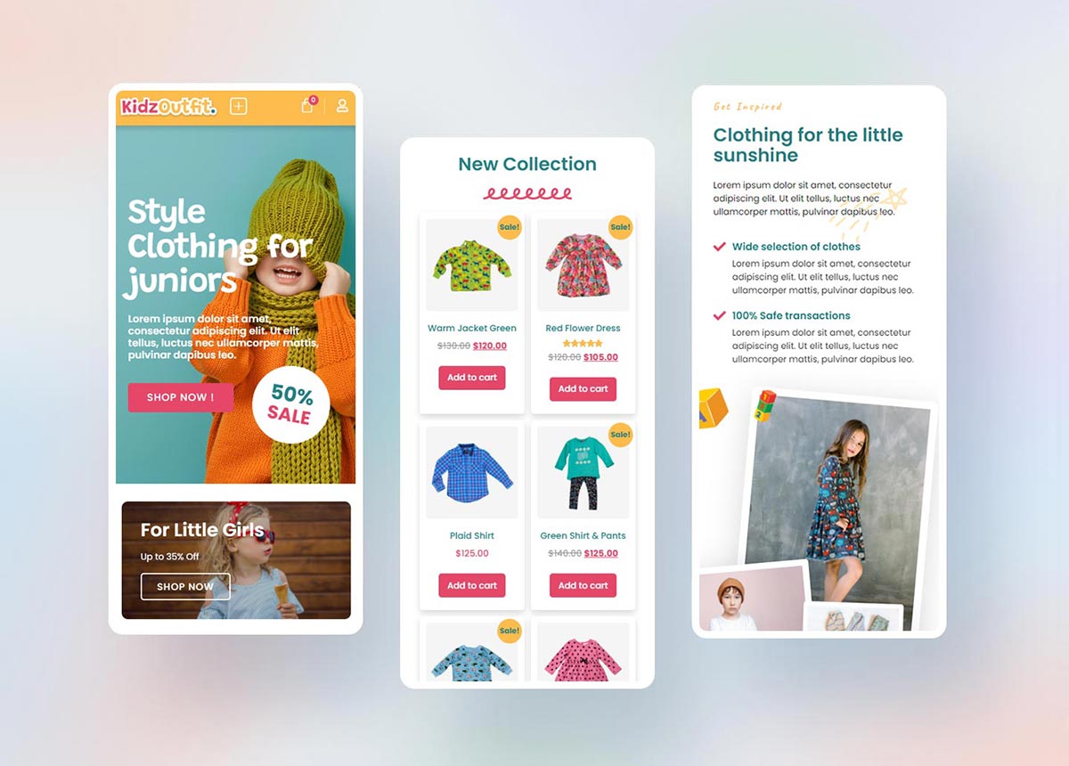 Çocuk Giyim E-Ticaret Web Sitesi