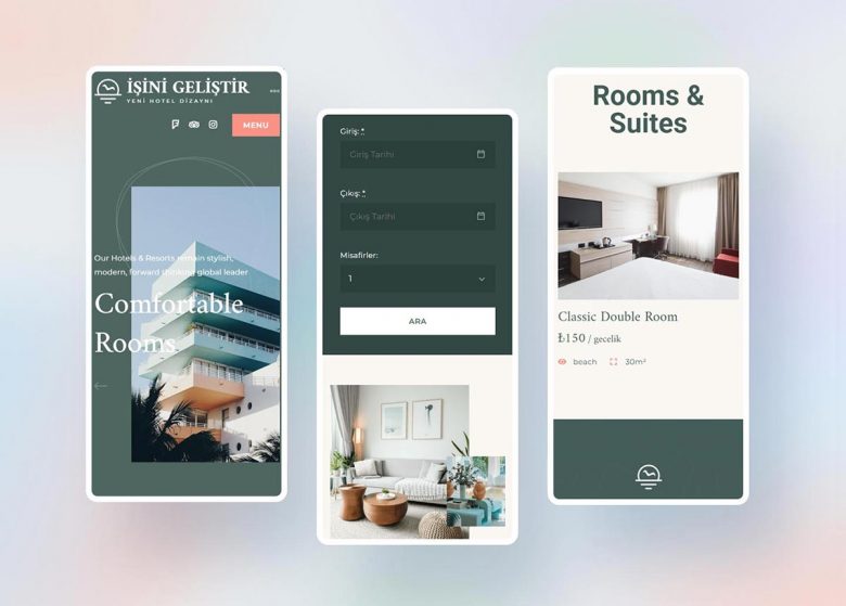 Otel - Konaklama - Web Sitesi Rezervasyon Sistemi