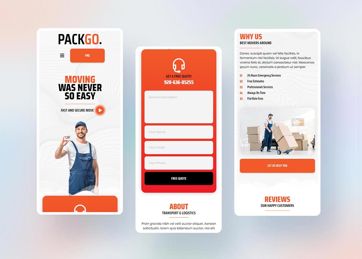 Nakliyat Firması Kurumsal Web Sitesi