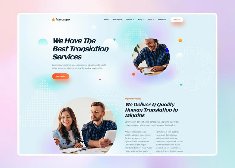 Tercümanlık Firması Kurumsal Web Sitesi